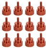sourcing map 12pcs M3x8mm Knurled Thumb Screw Computer Case Threaded