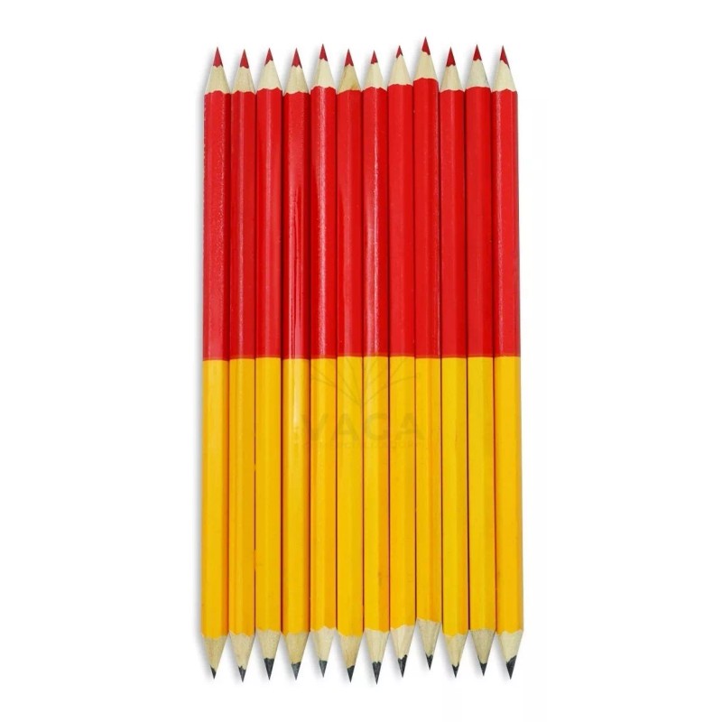 Vaga 12 Lapiz Duo Delgado Carmin Grafitto