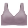 SOFT INTENTION Women's Seamless Bra Wireless Bra Full Coverage Push