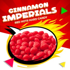 Cinnamon Imperials | 3 Pound Bulk Bag | Spicy Hard Candy