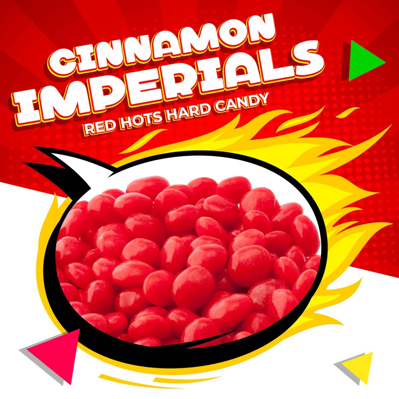 Cinnamon Imperials | 3 Pound Bulk Bag | Spicy Hard