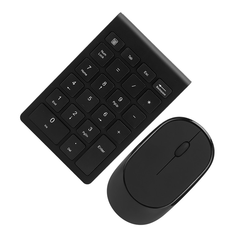 2.4G Wireless Ultra-Thin 22-Key Switch-Free Digital Keyboard Wireless Mouse Set