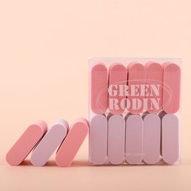 그린로댕 뚱떡퍼프 10P 하이드로스펀지 메이크업스펀지 화장퍼프 Green Rodong Dung-Tteok Puff 10P Hydro Sponge Makeup Sponge Beauty Puff