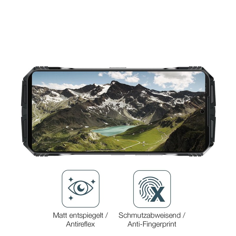 dipos I 4x Schutzfolie matt passend für Doogee S118 Pro