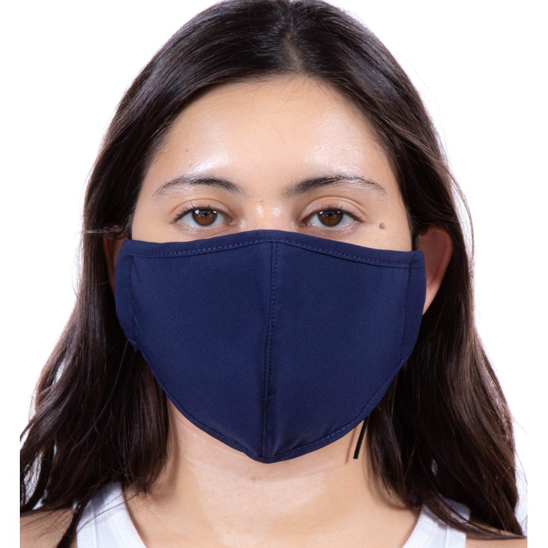 Headmost Comfymask 3 Layer Large Fabric Facemask: Water Repellent, Washable,