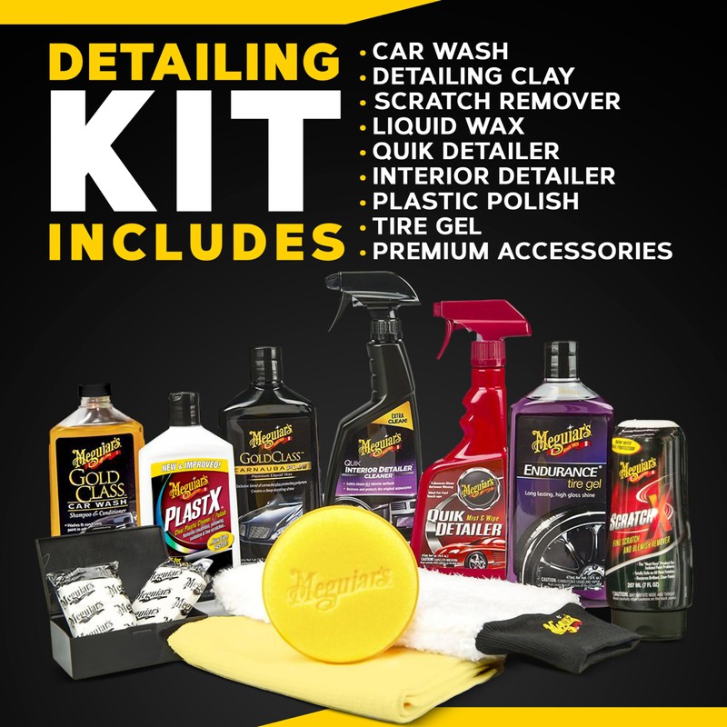 Meguiar's Complete Car Care Kit - The Ultimate Car Detailing