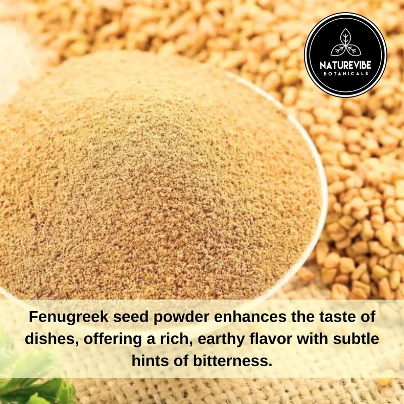 Naturevibe Botanicals Fenugreek Seed Powder, 5lbs | Methi Seeds Ground