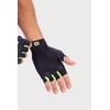 Alé Cycling Unisex Velocissimo Crono Summer Gloves, Black/Fluo Yellow, XXL