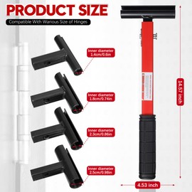 4-in-1 Residential Door Hinge Adjustment Tool - Professional Knuckle Bender for Hinges, Door Hinge Wrench, and Hinge Adjustment Tool for Smooth Door Alignment and Maintenance