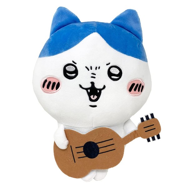 Hachiware Guitar Big Plush, Approx. 11.8 inches (30 cm), Chiikawa, Extra Large, Official Goods