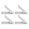 PATIKIL 45 Degree Angle Corner Brackets, 4Pcs 2.32x0.55 Inch Aluminum