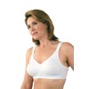 Post Mastectomy Seamless Lace Bra White