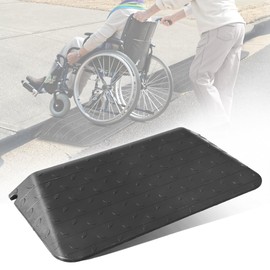 ELLUMIN 3.5" High Wheelchair Ramp Rubber Threshold Ramps for Wheelchairs for Home, 39,000 lbs Weight Capacity, Non-Slip Surface for Wheelchair,Strollers,Scooters Home Doorways Use