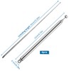 VooGenzek 4 PCS 55cm 7 Section Replacement Telescopic Aerial Antenna,