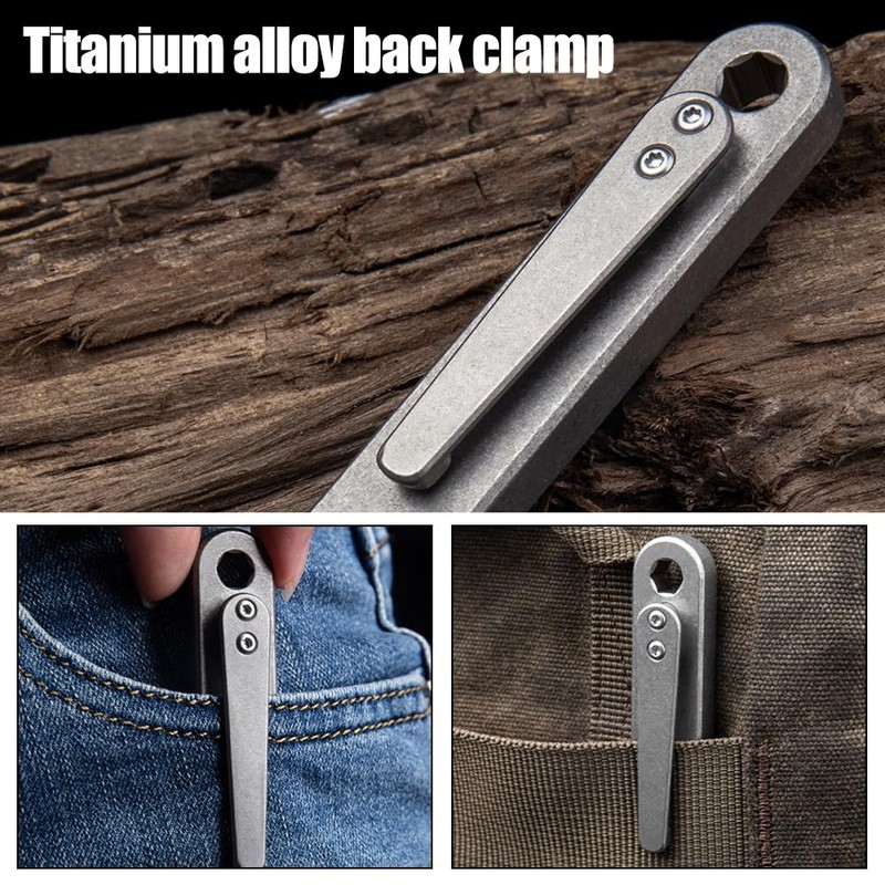 Pry Bar, Titanium Alloy Pry Tool with Bottle Opener/Wrench/Nail Puller