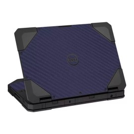 LidStyles Carbon  Laptop Skin Protector Decal Dell Latitude 14 Rugged 5404/5414 - Blue Carbon Fiber