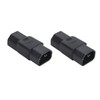 2Pcs IEC320 C14 to IEC320 C21 Power Adapter IEC320 C14