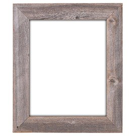 16x20-3.5" Extra Wide Reclaimed Rustic Barnwood Wall Frame - No Plexiglass or Back