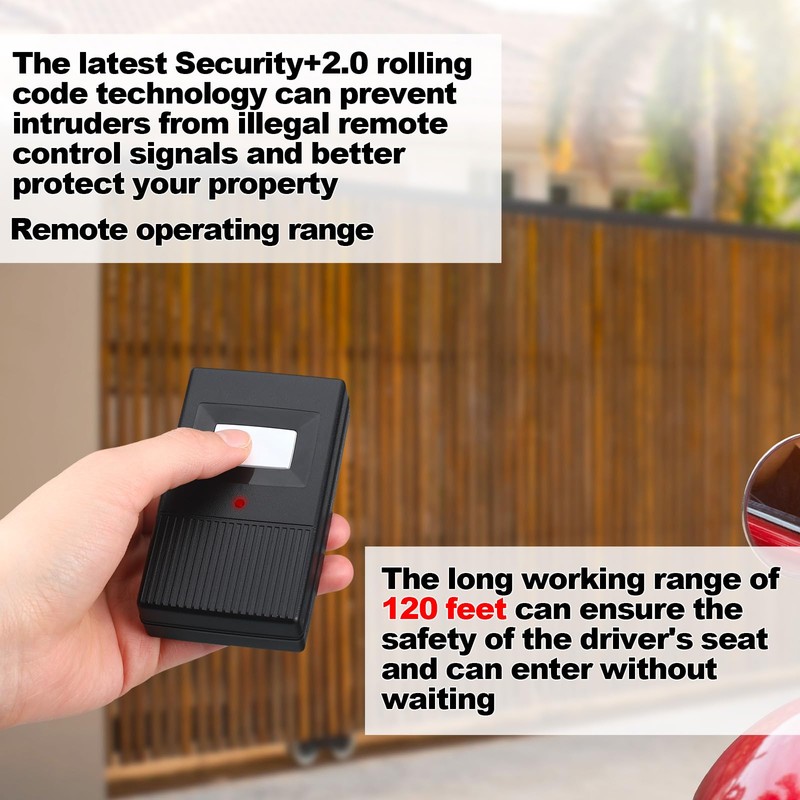 Kingdder 4 Pcs Garage Door Remote Compatible with Linear Delta