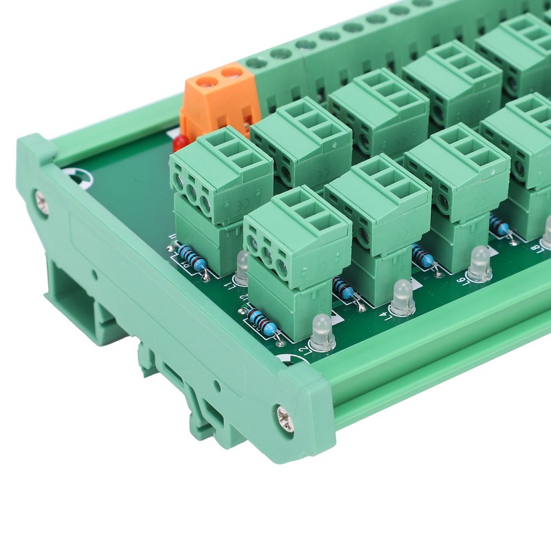 Terminal Block 3Wire 20Channel Capture Card DIN Rail Switch Control