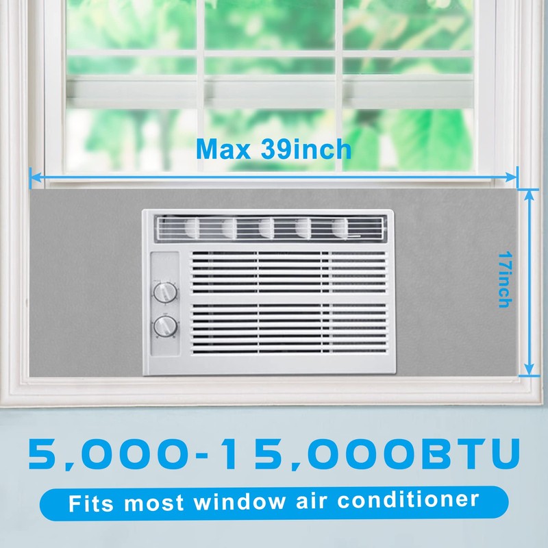 Air Jade Window Air Conditioner Side Panels, Full Surround Insulated