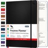 Roterunner Purpose Planner Notebook B5 7.5”x9.8” Undated 2026 Daily Weekly