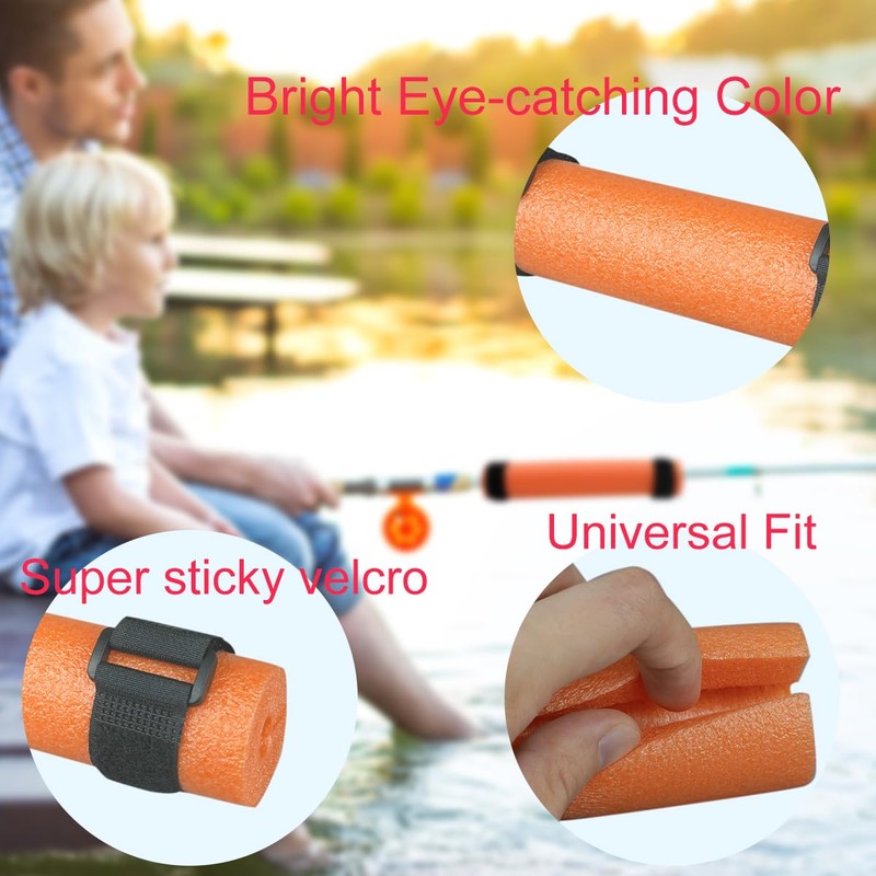 BMIROAMDFE Fishing Rod Floats Tubes for Kayaking Pole Floaters Paddle