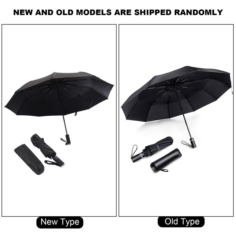 Automatic Umbrella Ten Bones Folding High Density Anti Collision Compact