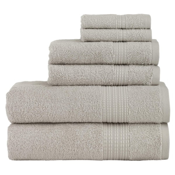 Nine West - Luxury 6 Piece Towel Set, 100% Turkish