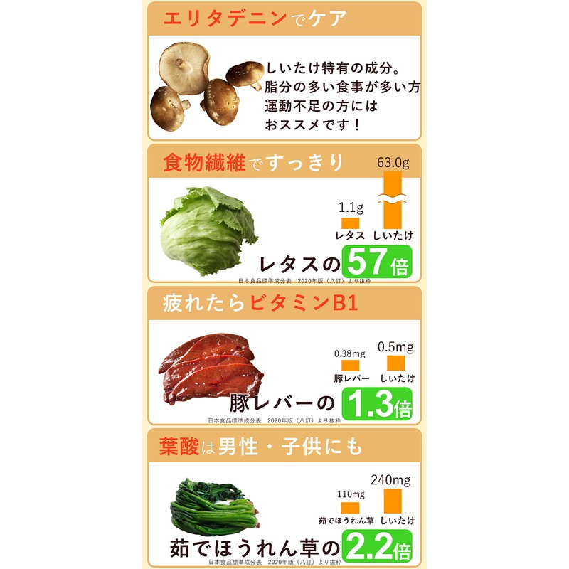 NUKCCHI (ぬかっち) しいたけパウダー 国産 (無添加/無香料/無着色) カリウム 鉄分 ビタミン (120g ×