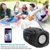 D10 Bluetooth V5.0 Wireless Speaker USB Micro Loudspeaker with Light