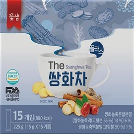 SellerHub 꽃샘 쌍화차플러스 15입 (S12061264) Flower Buds Ssanghwa Tea Plus 15 Pieces (S12061264)