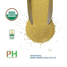 USA Grown Organic Millet, Whole Grain Seeds non GMO Hulled Gluten Free Bulk Raw