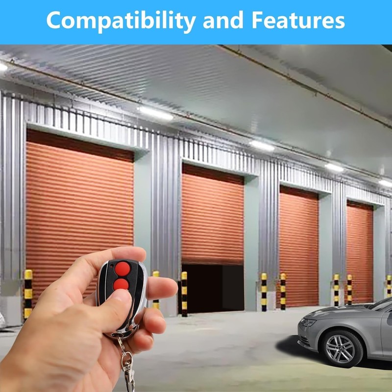 2PCS Garage Door Remote Control for Steel-Line ZT-07 Garage Remote