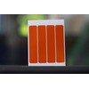 Safe-Tee ORANGE Reflective MOTORCYCLE HELMET Stickers - Complies with French