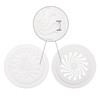 sourcing map Round Vent Cover, ABS Plastic Adjustable Air Vent