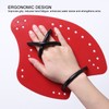 1 Pair Hand Paddles for Swim PP Silicone Adjustable Hand