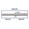 OTOTEC 2Pcs Double End Threaded Stud Screw Bolts M6 to