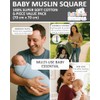 Soft Touch Newborn Essentials 100% Cotton Baby Muslin Cloths 6
