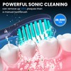 SEJOY Sonic Electric Toothbrush Rechargeable Power 5 Modes Timer, With