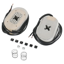 Kit de imán de freno eléctrico de 12 pulgadas para ejes de 5 a 7 libras para frenos eléctricos de 12 x 2 pulgadas con clips de retención y muelles helicoidales 21025