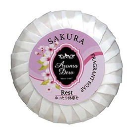 AromaDuu Fragrant Soap, Sakura Fragrance, 3.5 oz (100 g)