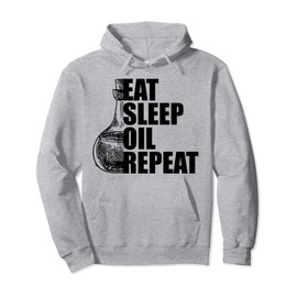 Eat Sleep Oil Repeat Volatile Oil Massagist Pullover Hoodie