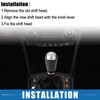 A ABSOPRO 5 Speed Manual Transmission Shift Knob Car Shift