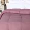 Superior Brushed Microfiber Solid Comforter, Down Alternative Bedding, Reversible, Medium