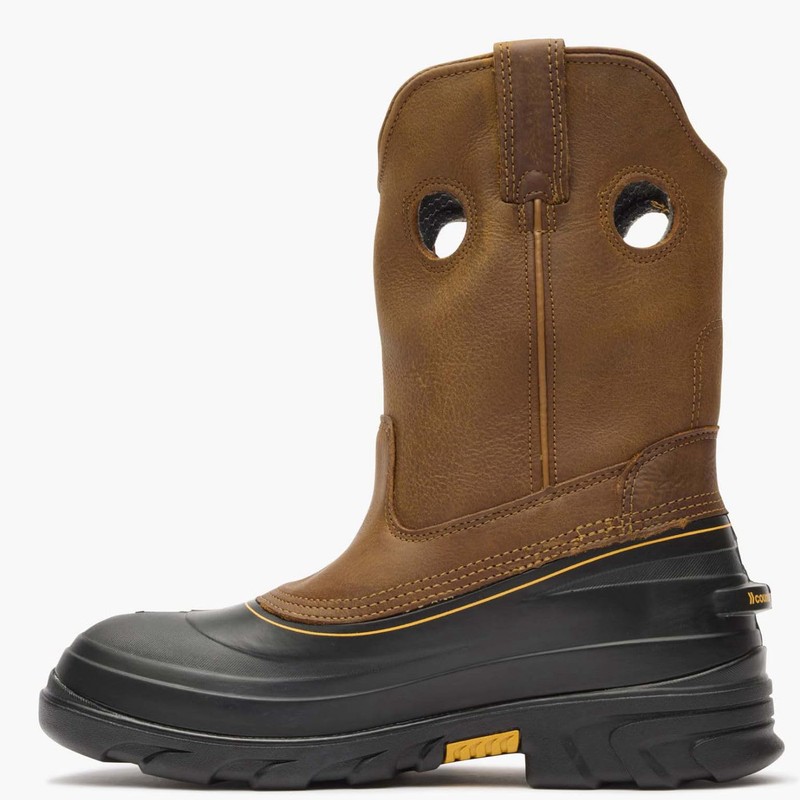 Georgia Boot Muddog Composite Toe Waterproof Work Wellington, Barracuda Gold,