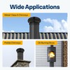 VIVOHOME 8" Cone Top Chimney Cap with Screen, Fireplace Round