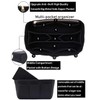 Felt Handbag Organizer,Insert purse organizer 8001 Black M