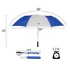 KUD Folding auto Open Golf Umbrella with 58-inch Large Canopy