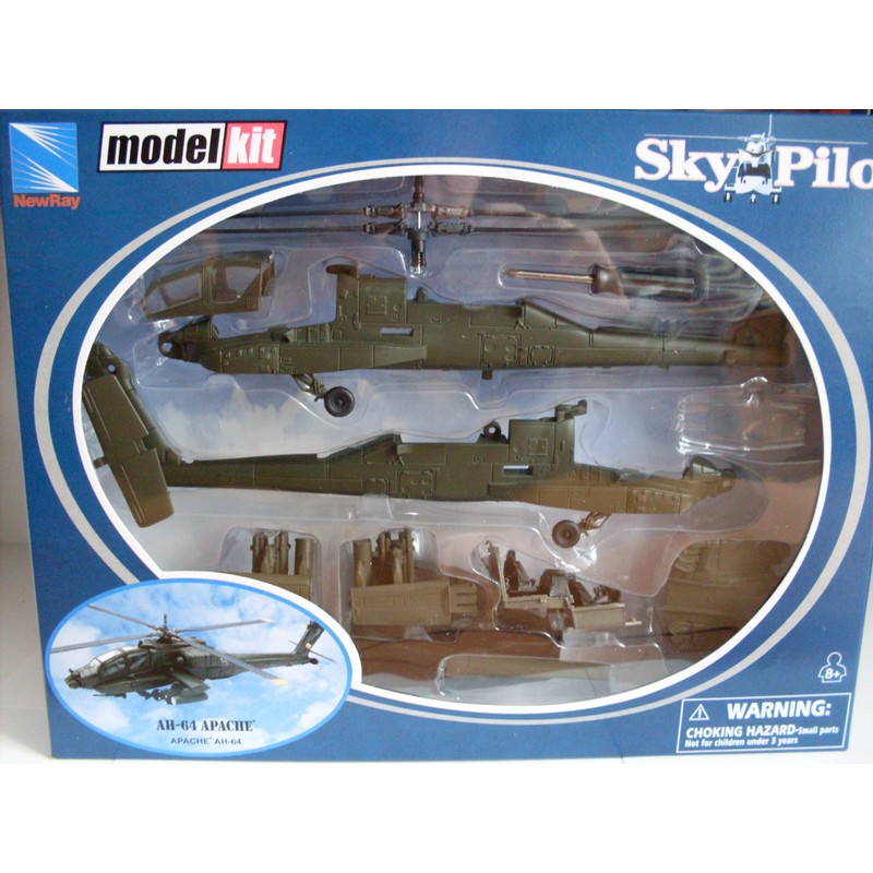 AK Sport 1:55 Scale Newray Apache Ah-64 Kit